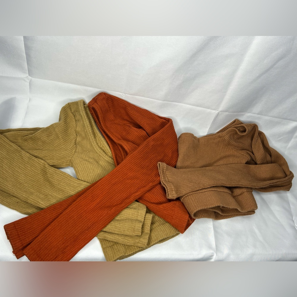 Ribbed crop top set